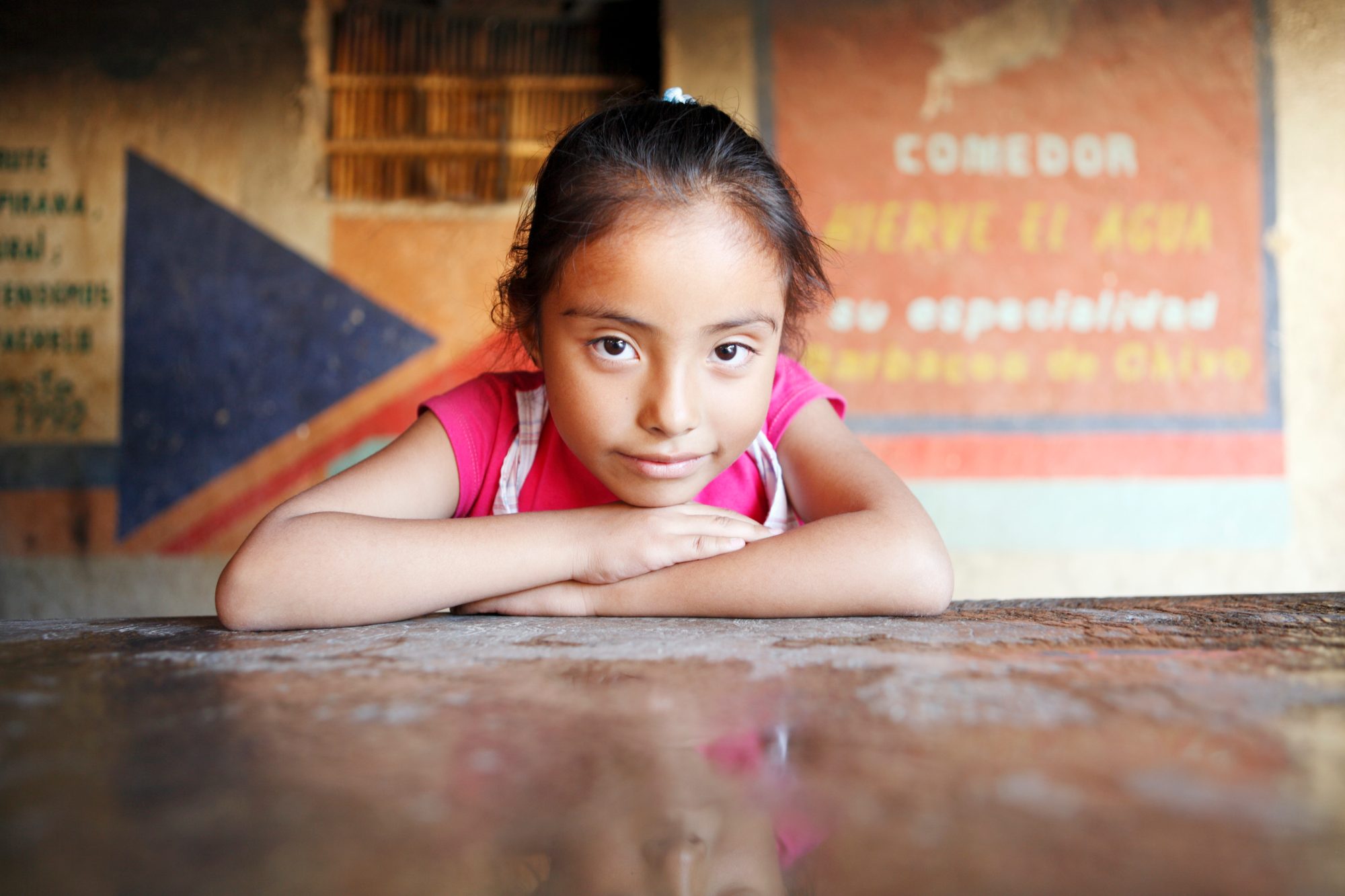 A young girl from Guatemala