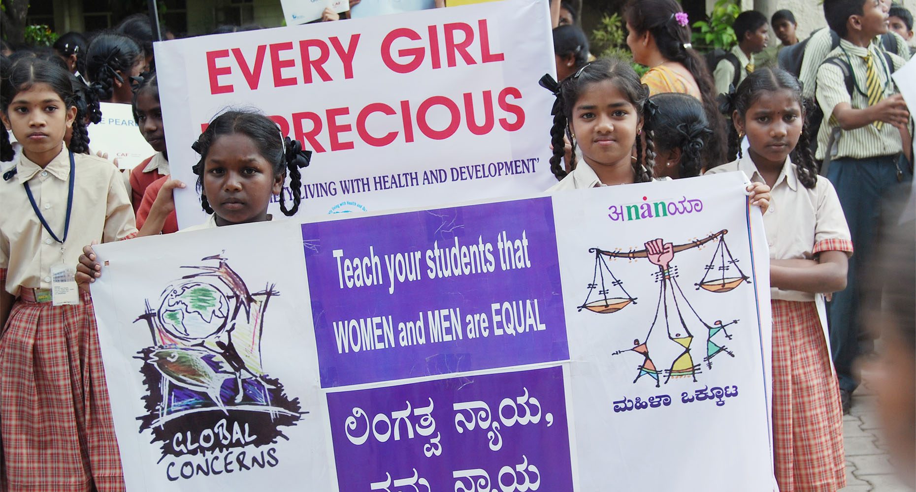 Protest to raise awareness of gender violence in India